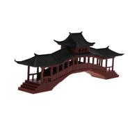 VICASKY Mini Padiglione Decorativo in Plastica Stabile per Acquari e Bonsai Paesaggistico da Giardino Statua Miniatura per Balcone e Esterni Accessorio Resistente e