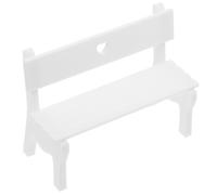VICASKY Mini panchina da giardino in miniatura per bambole, micro paesaggio, modello fai da te, decorazione per la casa, accessori per cabine fotografiche, miniatura