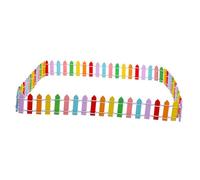 VICASKY Mini recinzione da giardino colorata in miniatura decorativa per giardini e paesaggi fiabeschi, versatile, utilizzabile per progetti creativi