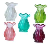 VICASKY Mini vaso decorativo in miniatura, 5 pezzi, per decorazioni domestiche