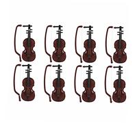 VICASKY Mini violino modello di violino per scene in miniatura Abs per oggetti di scena decorativi