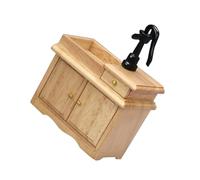 VICASKY Miniatura Lavabo Armadio Modello Casa delle Bambole Accessori Di Alta Qualità Per Scene E Progetti Creativi In Miniatura Decorazione Affascinante Per La Vostra Casa In Miniatura
