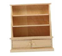 VICASKY Miniatura Mobili Mini Libreria Per Casa Donne Armadio In Legno Decorazione Versatile Per Scene In Miniatura Accessori Per Disegni Creativi Stabile E Dettagliato