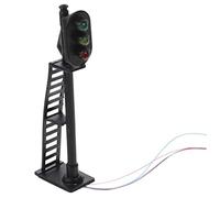 VICASKY Modellbah, luci per piante, set fai da te, per borse in pelle, segnale in miniatura, treno, luce di stop, giocattolo, semaforo da scrivania, abs materiale modello bambino