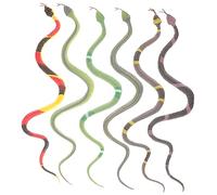 VICASKY Modelli di Serpenti Finti per Simulazione e Decorazione da Giardino PVC Realistico, Vivido e Spaventoso, per Halloween, Performance Teatrali e Scherzi