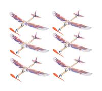 VICASKY Modello di aereo 6st Schiuma Aereo Per Bambini Preferenza Partito All'aperto, Aereo Gettante Mano Aereo Volante Aereo Lanciatore Aereo Giocattolo Aereo Di Partito Di Plastica