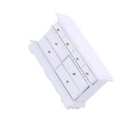 VICASKY Modello di armadio in legno, piccola decorazione per la casa, modello in miniatura, decorazione per la casa delle bambole, piccoli accessori per la casa, decorazione della casa delle bambole
