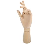 VICASKY Modello di Mano in Legno Beige per Schizzo e Decorazione da Tavolo | Dita Mobili Proporzioni Umane, Adatto a Principianti e Appassionati di Animazione, per Disegno