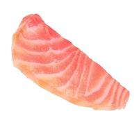 VICASKY Modello di salmone simulato di salmone falso nel ristorante modelli di cibo realistico ornamento decorazione salmone acquistare PVC salmone frutti di mare piatto Giappone oggetti di scena