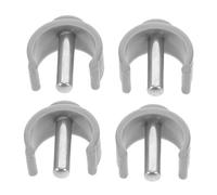 VICASKY Morsetto a C Perno Tubolare per Stampelle e Bastoni da Passeggio Clip di Ricambio Facile da Installare Accessori per Deambulatore 1.22x1.02x0.55