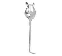 VICASKY Morsetto Leggero e Facile da Usare per Corno Francese per Spartiti Musicali in Ferro Argento Adatto a Corni Foro Quadrato 4x4mm, per Esecuzioni e Marce