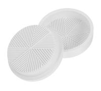 VICASKY Mulino Manuale per Cereali in Plastica Bianco Operazione Manuale e Struttura Robusta, la Macinazione di Riso e Grano in Cucina Domestica
