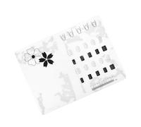 VICASKY Nail Art Tappetino da esercizio per manicure allenamento per saloni di bellezza, migliorata applicazione del colore, strumento universale per la progettazione delle unghie