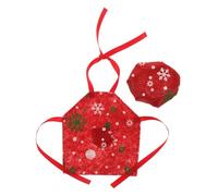 VICASKY Ob11 - Set di puntelli di scena in miniatura con fiocco di neve rosso Ob11