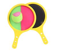 VICASKY Obiettivo adesivo con due racchette e una palla di aspirazione colorata favorisce l'interazione e il coordinamento tra genitori e bambini per interni ed esterni