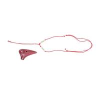VICASKY Ocarina Mini in Dolomite a 6 Fori Facile da Suonare per Principianti e Ragazzo Ragazza Strumento Musicale Vintage Colore Caffè Portatile come Regalo
