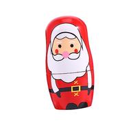 VICASKY Ornamento Babbo Natale Klaus Bambole prime zucca digitale peluche bambole di Natale Matryoshka Natale Natale Natale Presente Santa Decorazione per la casa in legno rosso