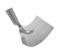 VICASKY Pala la Pulizia Multiuso e Pala Piatta in Metallo per Sterco di Pollame Utensile Agricolo per Pulizia del Letame in Fattoria Grande Capacità di Raccolta per Pollaio