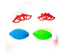 VICASKY Palle da Fitness per Mani 2 Pezzi, Gioco Interattivo Doppio Giocatore Palline Jumbo Resistenti, Sport Palle da Tiro per Dai 3 Anni, Attività Ludica e Motoria Colore Colore Casuale