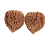 VICASKY Palline da Massaggio in Noce 2 Pezzi 45mm per Ginnastica Mano Antistress Miglioramento Circolazione Sanguigna e Rilassamento Muscolare Uso Quotidiano Ben