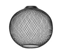 VICASKY Paralume per Lampadario in Ferro Nero, Elegante, Geometrico | Sala da Pranzo e Ufficio, Struttura Intrecciata e Traforata, Misura Piccola, Stile Sobrio