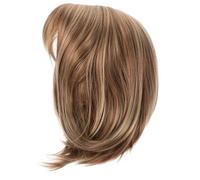 VICASKY Parrucca Bobo Corta Liscia in Fibra Sintetica Frangia Elegante Accessorio da Donna per Occasioni Quotidiane e Feste Vestibilità Regolabile e Comoda Colore Casuale