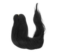 VICASKY parrucca dreadlocks treccia estensione falso riccio sintetico di finti estensioni dei delle colorate Filato a bassa temperatura in fibra chimica Nero