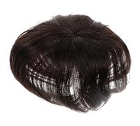 VICASKY Parrucca per capelli bianca sulla parte superiore della testa di copertura invisibile capello multe diluizione fermaglio per capelli donna matrimonio parrucchiere capelli veri