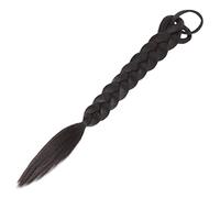 VICASKY Parrucca senza tracce Extensions per i coda di cavallo di umani parrucche Estensioni della coda di cavallo intrecciate lunghe estensioni della coda di cavallo Nero