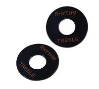 VICASKY Parti di Chitarra Accessori Toggle Piastra Ritmo Disco Rondella In Plastica Pad Etichetta Silenzioso E Forte Facile Installazione
