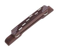 VICASKY Parti Per Il Ponte Di Una Chitarra Jazz Palissandro Tipo Galleggiante Per 6 Corde 0 83-1 02 Pollici Regolazione In Altezza Liscio