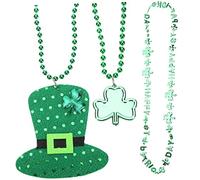 VICASKY . Patricks Day - Collana di perle con quadrifoglio, 12 pezzi, per donne Patricks Day