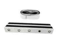 VICASKY Pedaliera di design, spazio per dispositivo di effetti, alimentatore di rete per principianti a professionisti