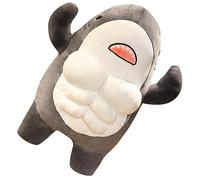 VICASKY Peluche per La Casa Giocattoli di Peluche A Forma di Squalo per Muscoloso Animale di Peluche Bambola per Giocattolo per Divano Bambola di Peluche Squalo Stanza per