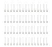 VICASKY Pennelli di Ricambio per Unghie 100 Pezzi, Pennelli per Dettagli Nail Art Setole Morbide, Spazzola Sostitutiva per Flaconi Smalto, Adatti a Manicure Professionale e Uso in Viaggio