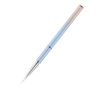 VICASKY Pennello Gel per Manicure in Metallo e Setole, Facile da Usare e Maneggiare, per Nail Art Professionale e Salone
