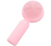 VICASKY Pennello Per Il Viso Scrubber Facciale Schiumoso Face Scrubber Fare Esfoliante Spazzola Per La Pulizia Del Viso Doppio Strofinare Pennello Lava Viso in Silicone Rosa Gel Di Silice