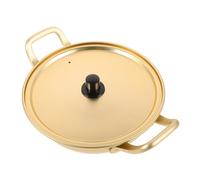 VICASKY Pentola Ramen Coreana in Alluminio Spesso con Maniglia Sicura Versatile per Cucina Gas e Resistente e Facile da Pulire Anti-scottatura per Uso