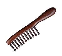 VICASKY Pettine Districante in Legno a Denti Larghi per e Lisci Pettine Massaggiante per e Strumento per dei