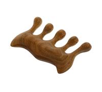 VICASKY Pettine in legno multifunzionale per massaggio del cuoio capelluto Meridian Canale Massaggio Pettine Massaggiante per Cura rilassante del cuoio capelluto e Massaggio Benefico Denti Fatto a