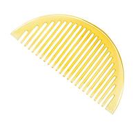 VICASKY Pettine Massaggiante Corno Naturale per Mossi e Lisci Portatile per Shampoo e Condizionatore