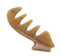 VICASKY Pettine Massaggiante in Corno Denti per Guasha e Scraping Ergonomico e Sul Capelluto per Massaggi Rilassanti e