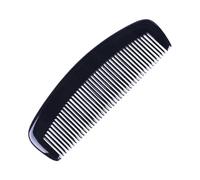 VICASKY Pettine naturale per capelli di corno per massaggio ispessito, nero per smoothing e prevenzione della caduta dei capelli per uso quotidiano