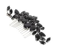 VICASKY Pettine per capelli con cristalli copricapo per abiti da sposa da donna, per capelli decorativi da sposa, per matrimonio