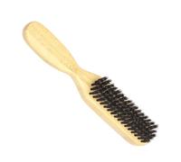 VICASKY Pettine per la criniera per modellare la barba, spazzola per acconciature e baffi, spazzola liscia per capelli, spazzola per acconciatura, pettine da uomo, lavaparti, legno kaki