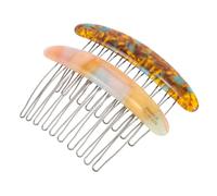 VICASKY Pettini Laterali Decorativi per Chioma Fini da Donna, Coppia di 2 Pezzi in Ferro Denti Resistenti per Acconciature Organizzate e Versatili