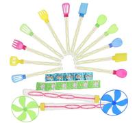 VICASKY Pezzi Bacchette per Colorate per Giocattoli per Divertimento e Spiaggia Design Cartone Animato e Assortiti Colore Casuale