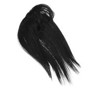 VICASKY Pezzo Parrucca Invisibile Estensioni Fermagli Per Da Donna Ragazze Topper Per Corti Posticci Per Le Donne Extension Per Sottili Fibra Chimica Black