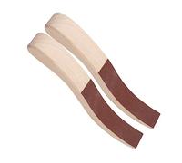 VICASKY Piano Hammer Shaper - Set di 2 blocchi abrasivi in legno per restauro in feltro