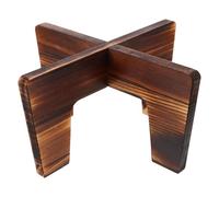 VICASKY Piantana in Legno Multi Piante da Interno ed Esterno Supporto Robusto per Vasi di Fiori Espositore Angolare per Succulente e Piccole Piante Scaffale da Pavimento Elegante e Stabile